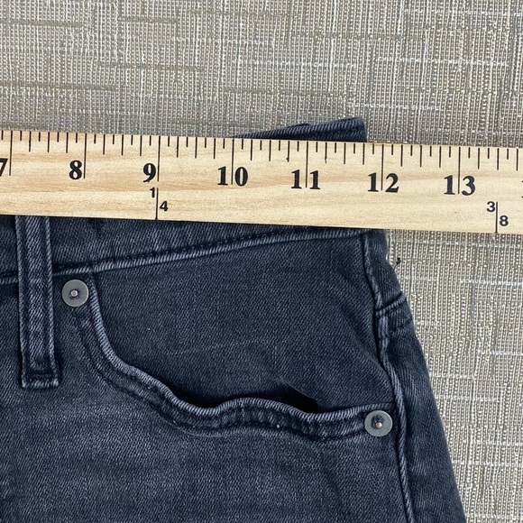 Madewell Women’s Black High-Rise Denim Shorts‎ Sz 24 - Picture 9 of 11
